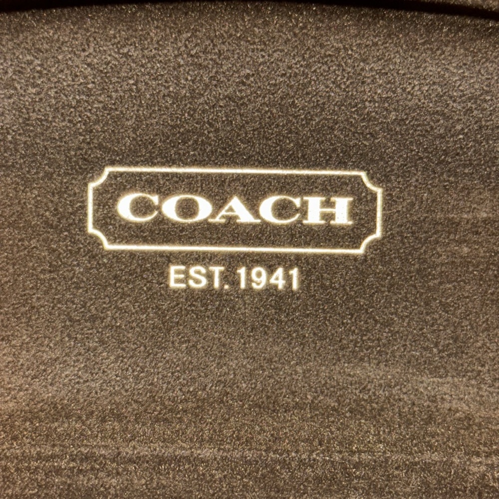 Coach hard-side glasses / sunglasses case - EUC! - Picture 3 of 11